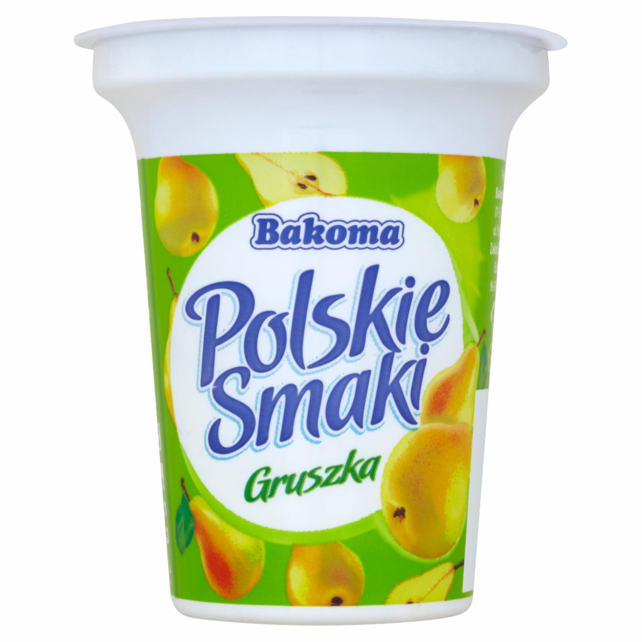 Zdjęcia - Bakoma Polskie Smaki Deser jogurtowy z gruszkami 300 g