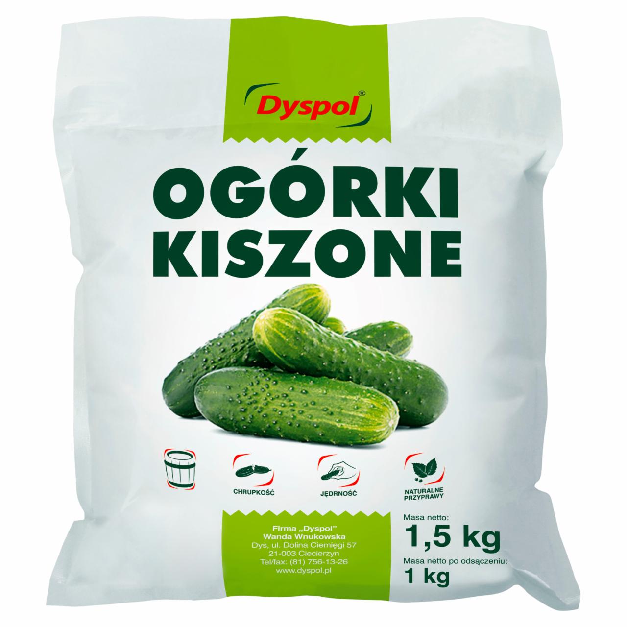 Zdjęcia - Dyspol Ogórki kiszone 1,5 kg