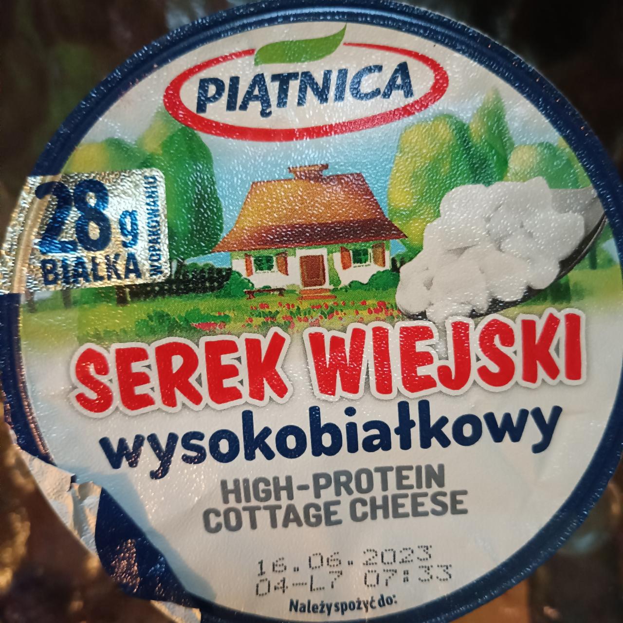 Zdjęcia - Serek wiejski wysokobiałkowy Piątnica