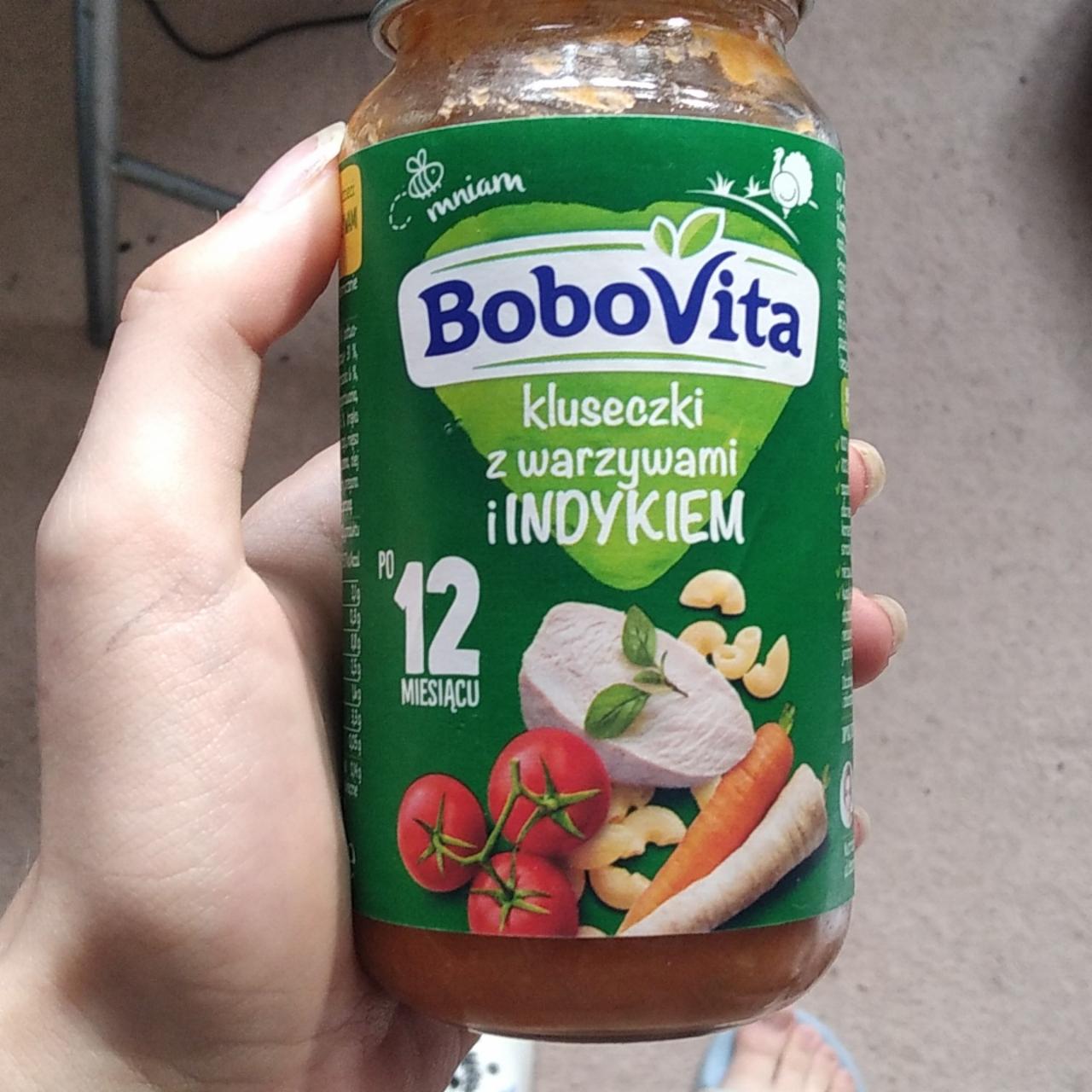Zdjęcia - BoboVita Kluseczki z warzywami i indykiem po 12 miesiącu 250 g