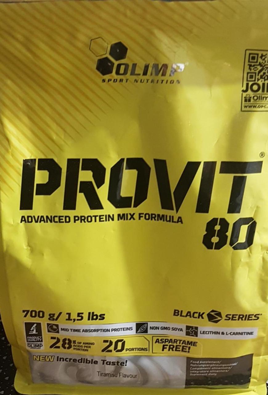 Zdjęcia - Provit 80 Tiramisu flavour Olimp Sport Nutrition
