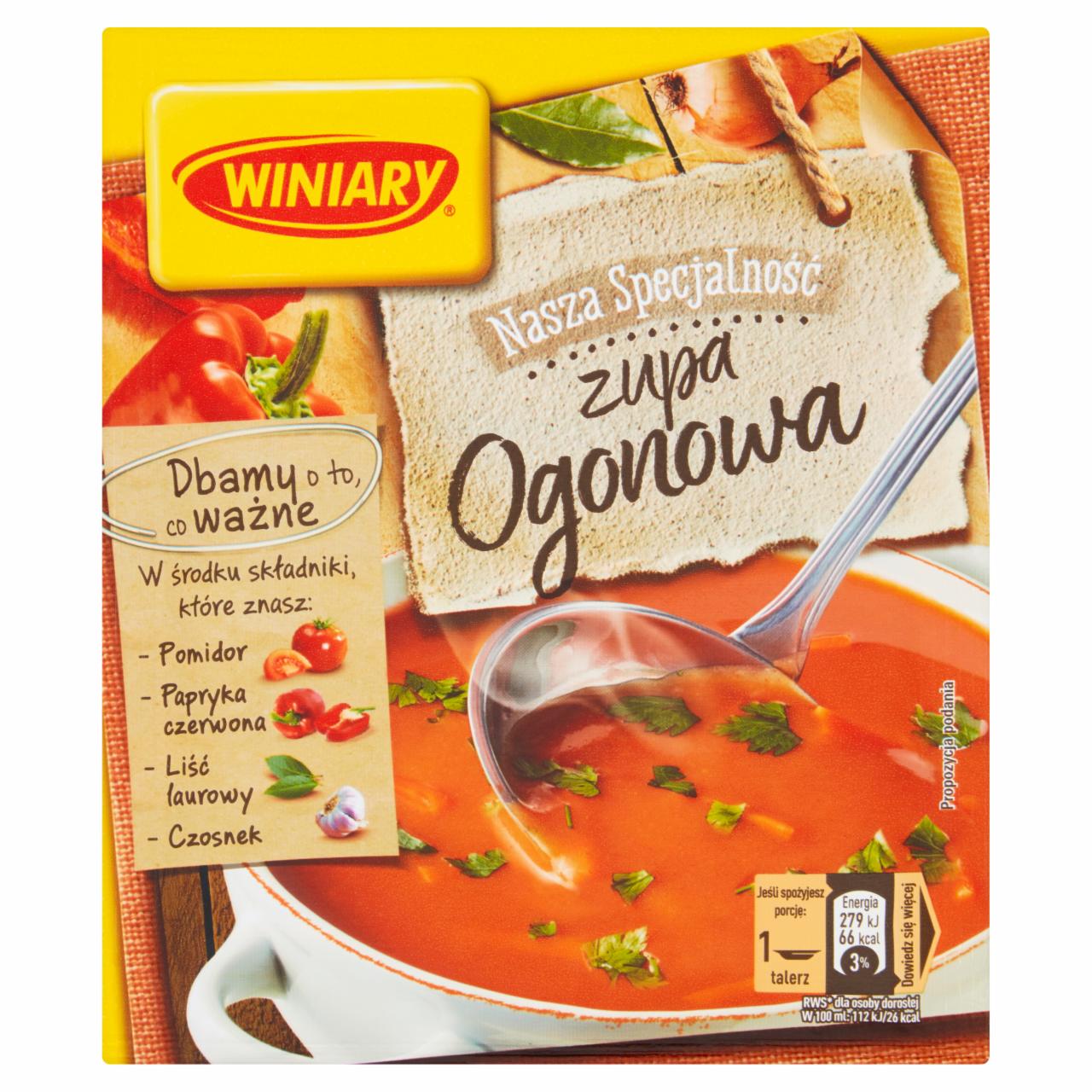 Zdjęcia - Winiary Zupa ogonowa 40 g