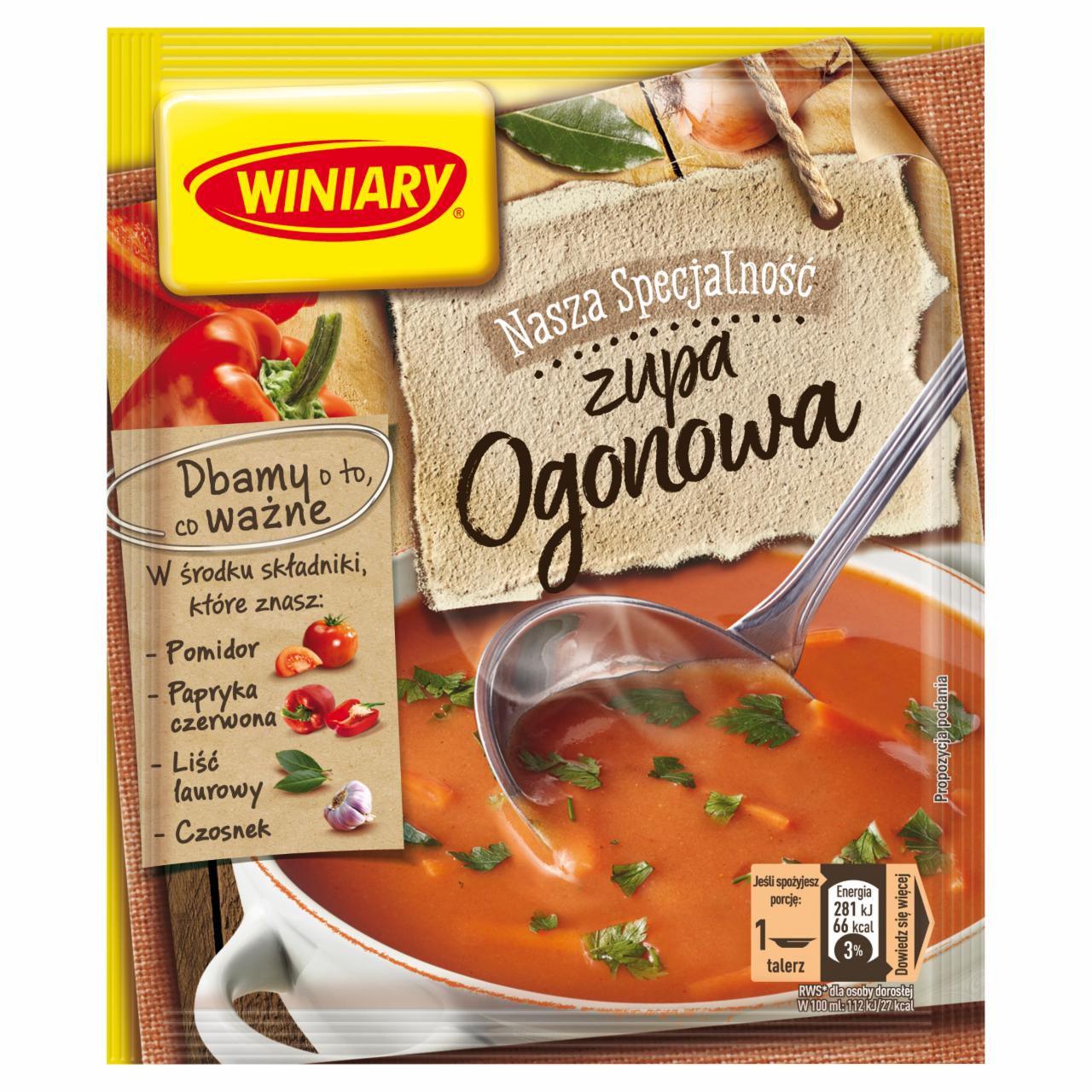 Zdjęcia - Winiary Zupa ogonowa 40 g