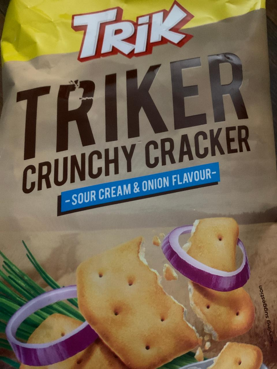 Zdjęcia - Triker Crunchy Cracker Sour Cream & Onion flavour Trik