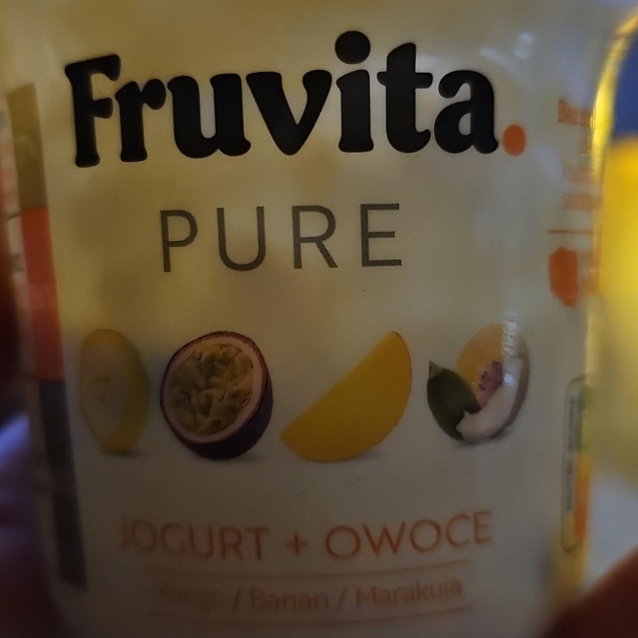 Zdjęcia - Pure jogurt z owocami Fruvita