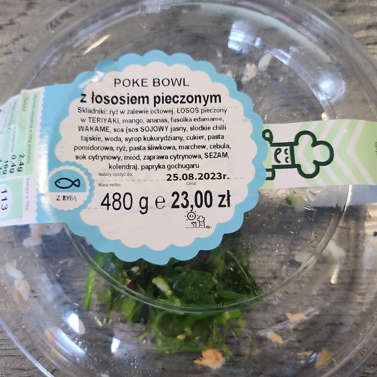 Zdjęcia - Poke Bowl z łososiem pieczonym Ślimak