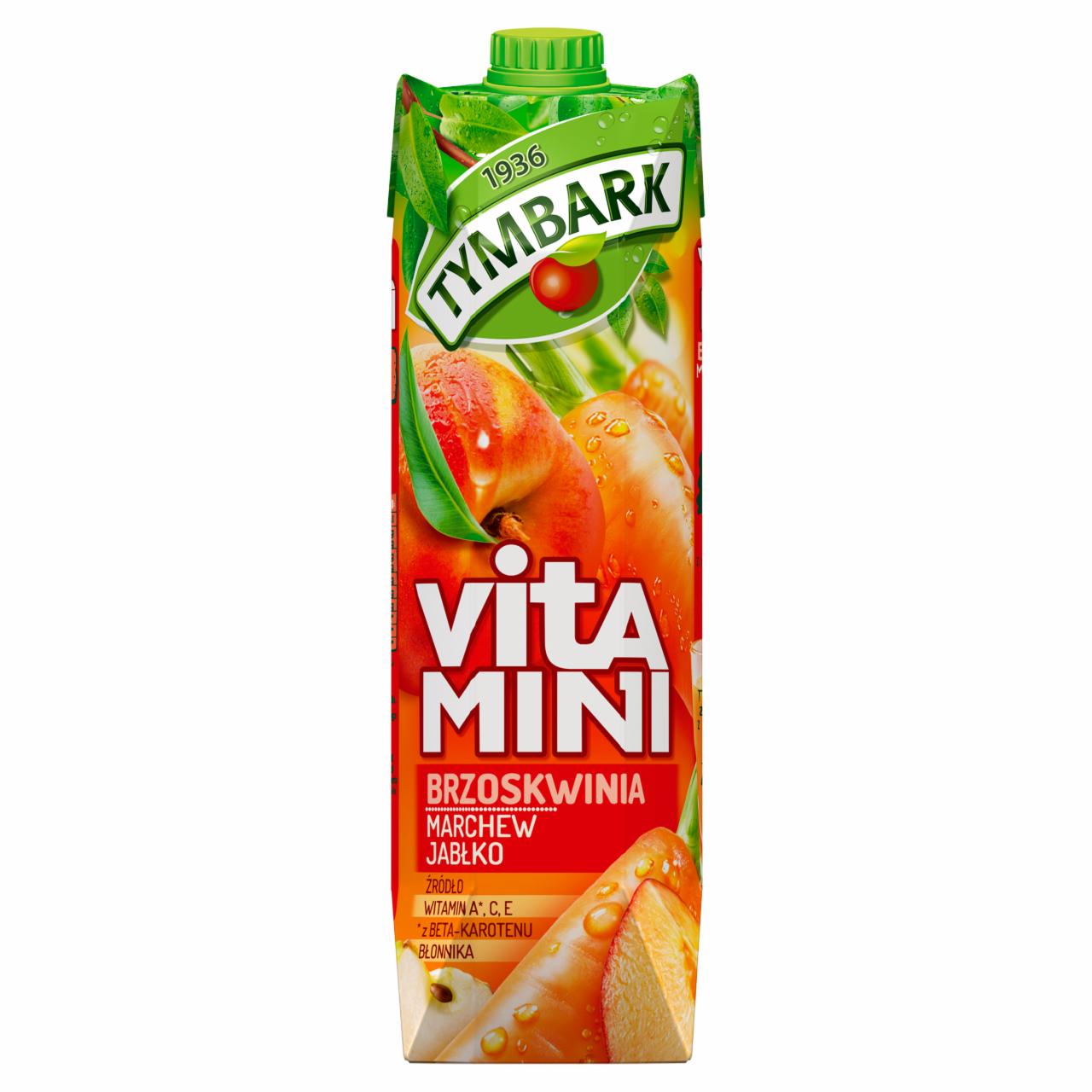 Zdjęcia - Tymbark Vitamini Sok brzoskwinia marchew jabłko 1 l