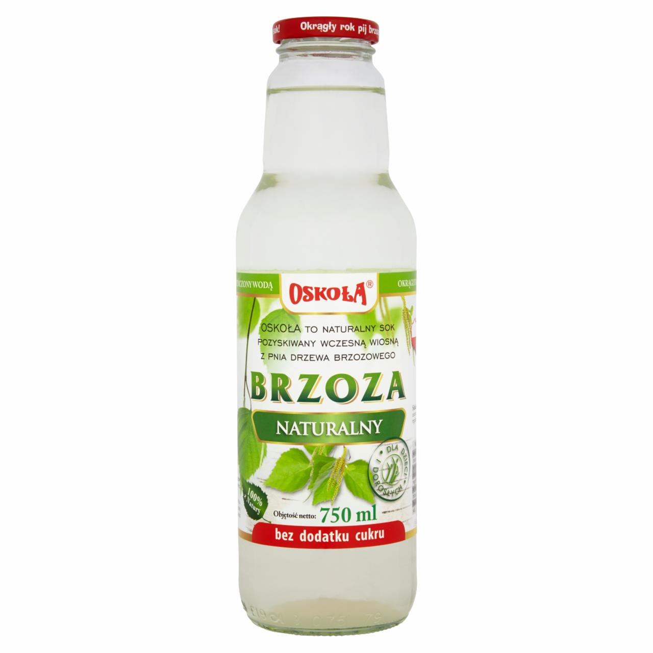 Zdjęcia - Oskoła Brzoza bez dodatku cukru Naturalny sok 750 ml