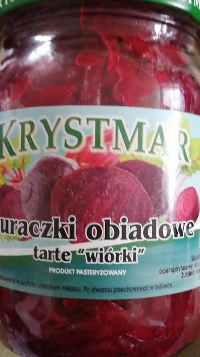 Zdjęcia - Buraczki obiadowe tarte wiórki Krystmar