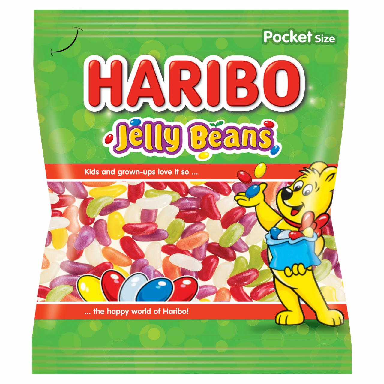Zdjęcia - Haribo Jelly Beans Draże cukrowe z żelowym nadzieniem 85 g
