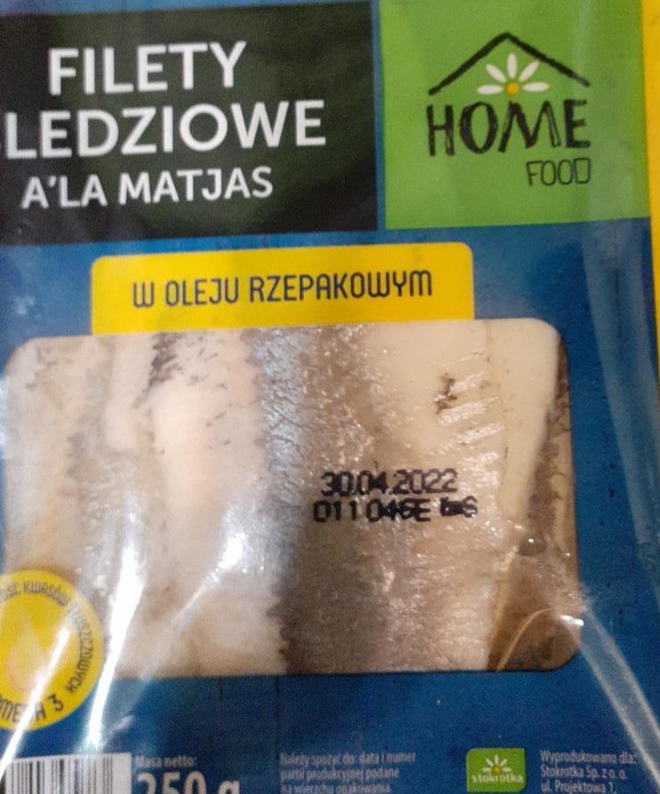 Zdjęcia - filety śledziowe a'la matjas w oleju rzepakowym Home food