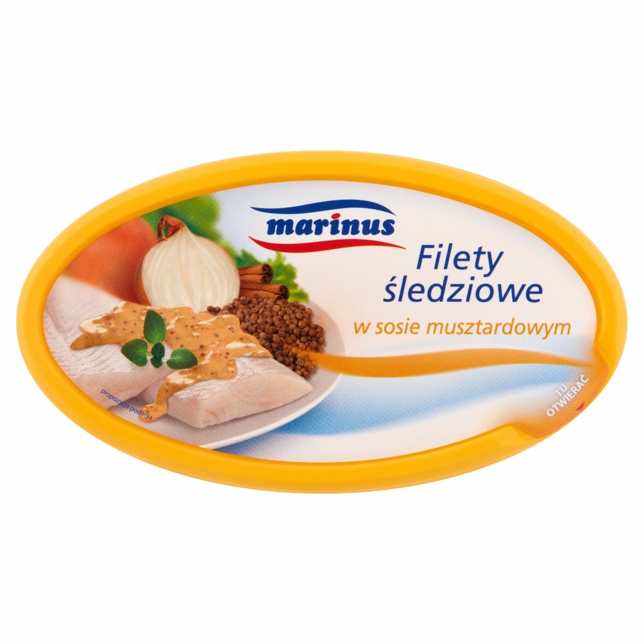 Zdjęcia - Marinus Filety śledziowe w sosie musztardowym 250 g