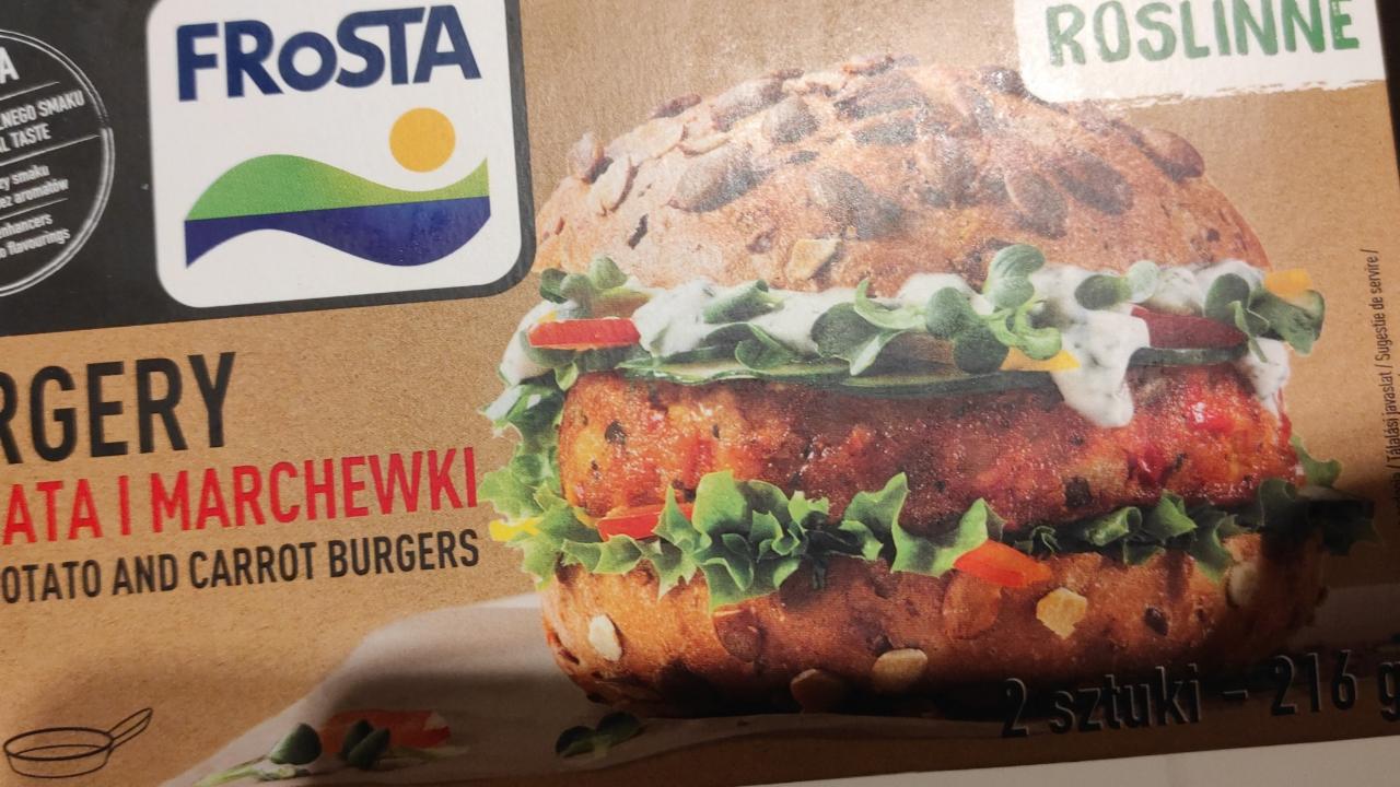 Zdjęcia - Frosta burgery z batata i marchewki 