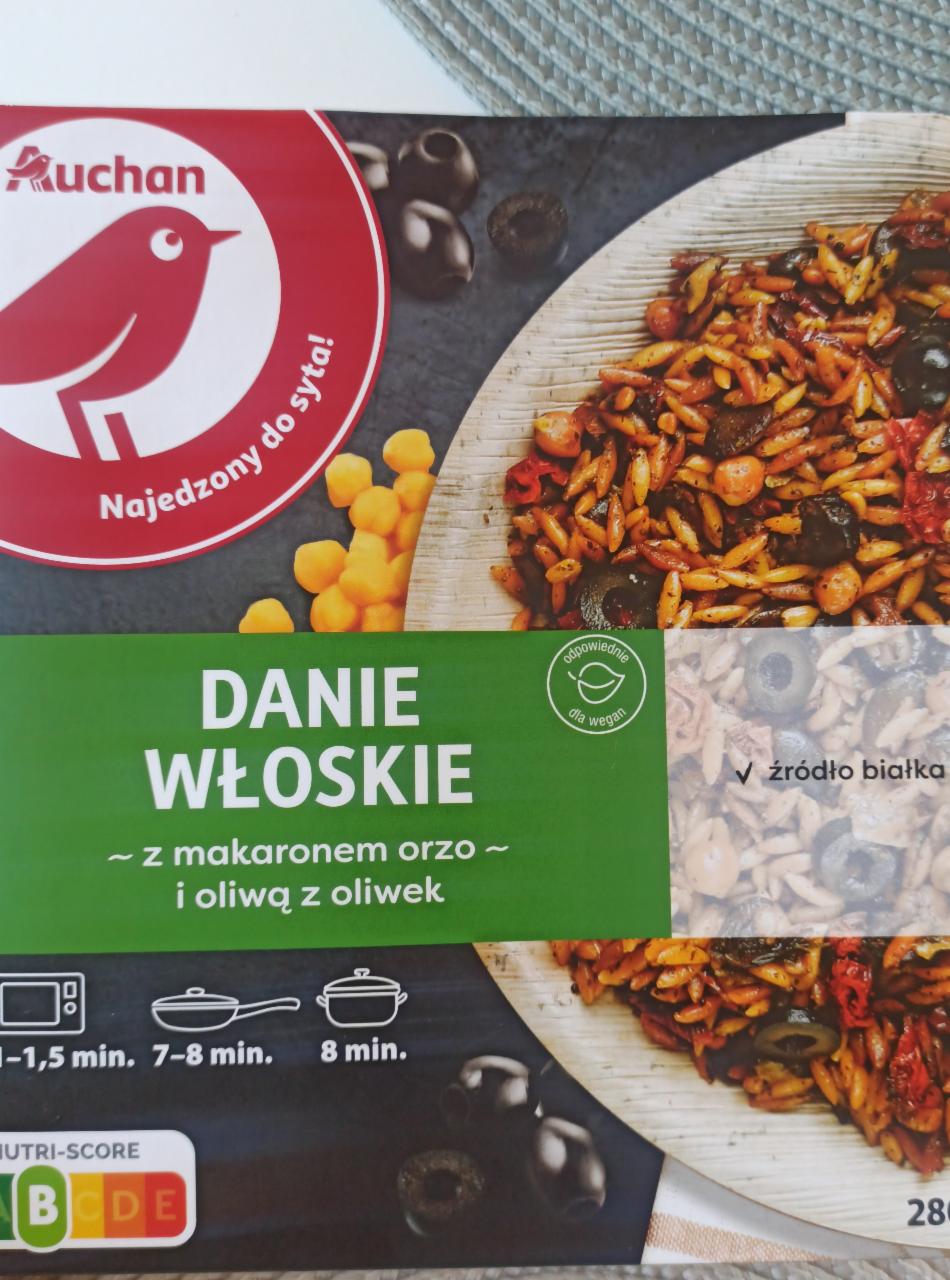 Zdjęcia - Danie Włoskie z makaronem orzo auchan