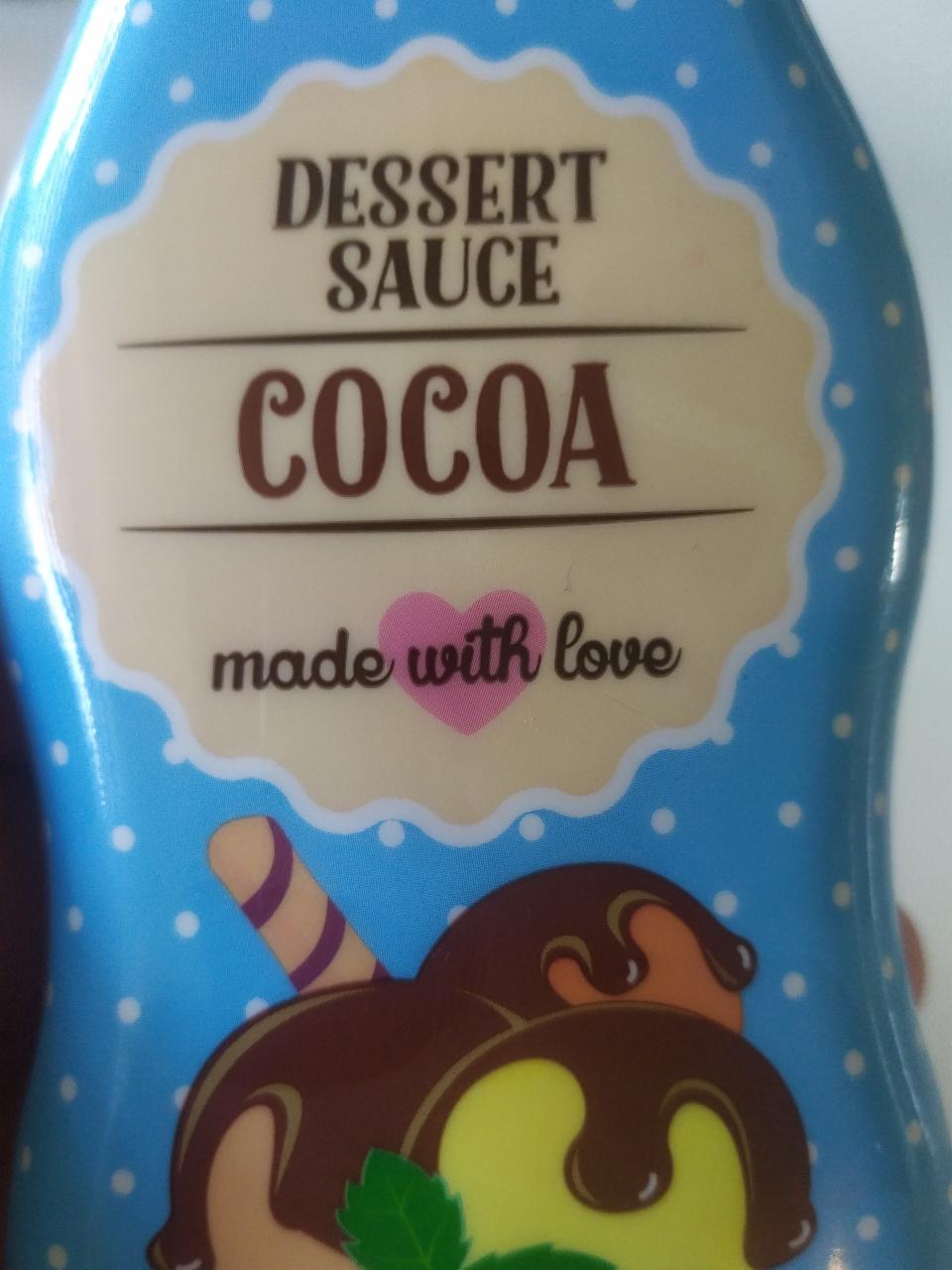 Zdjęcia - Dessert sauce cocoa