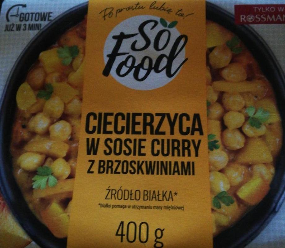 Zdjęcia - Ciecierzyca w sosie curry z brzoskwiniami So food