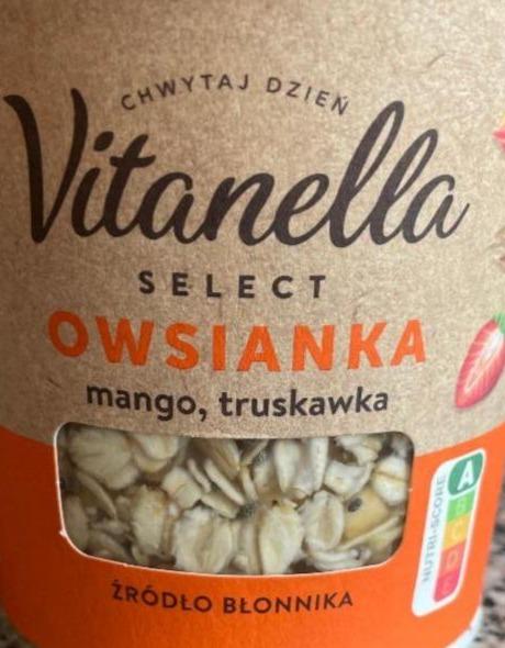 Zdjęcia - Select Owsianka mango, truskawka Vitanella