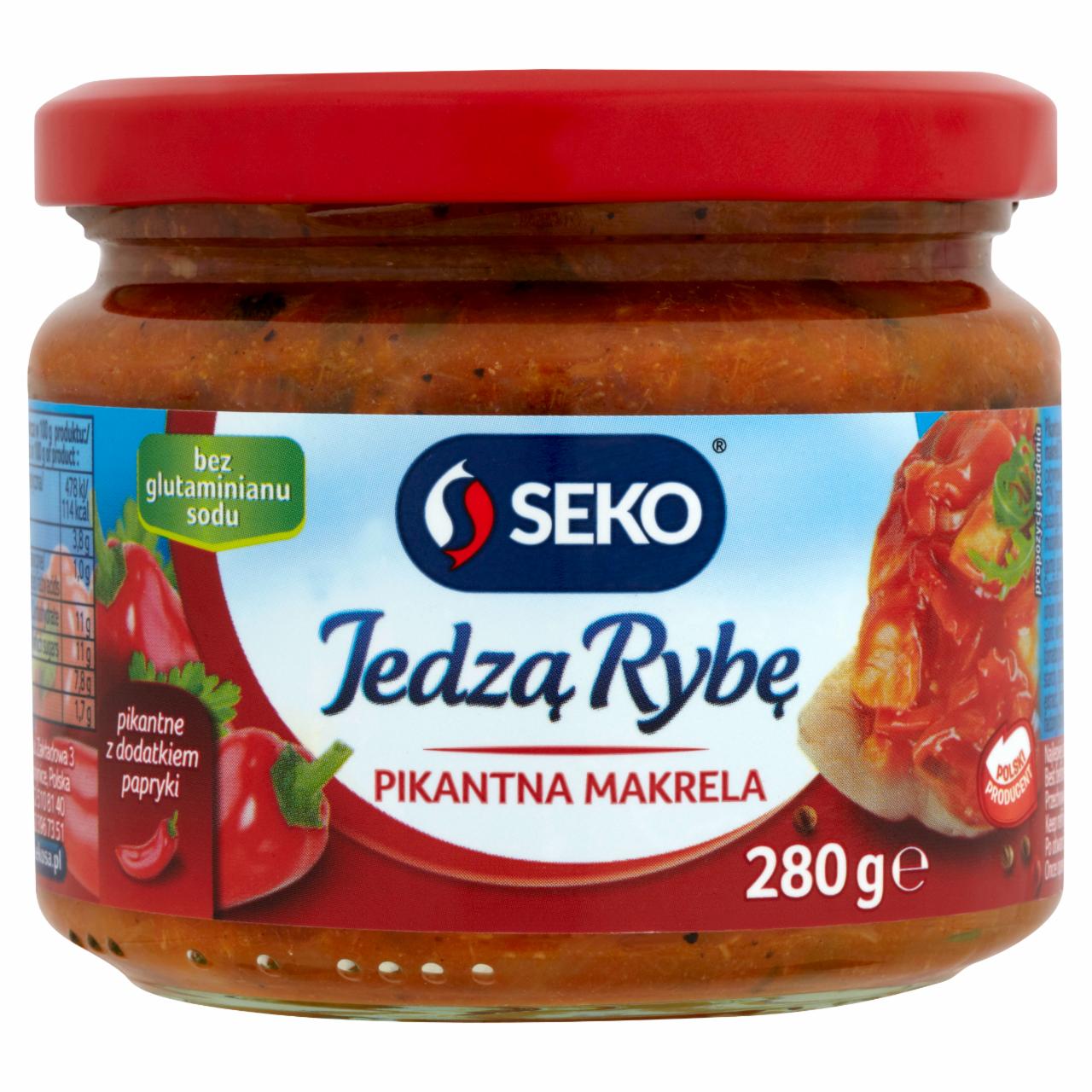 Zdjęcia - Seko Jedzą Rybę Pikantna makrela 280 g