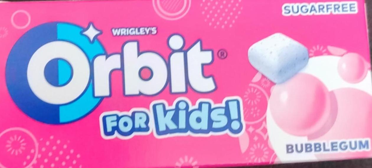 Zdjęcia - Orbit For Kids Bezcukrowa guma do żucia 14,4 g (7 sztuk)