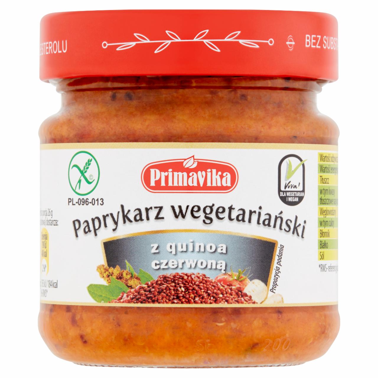 Zdjęcia - Paprykarz wegetariański z quinoa czerwoną Primavika