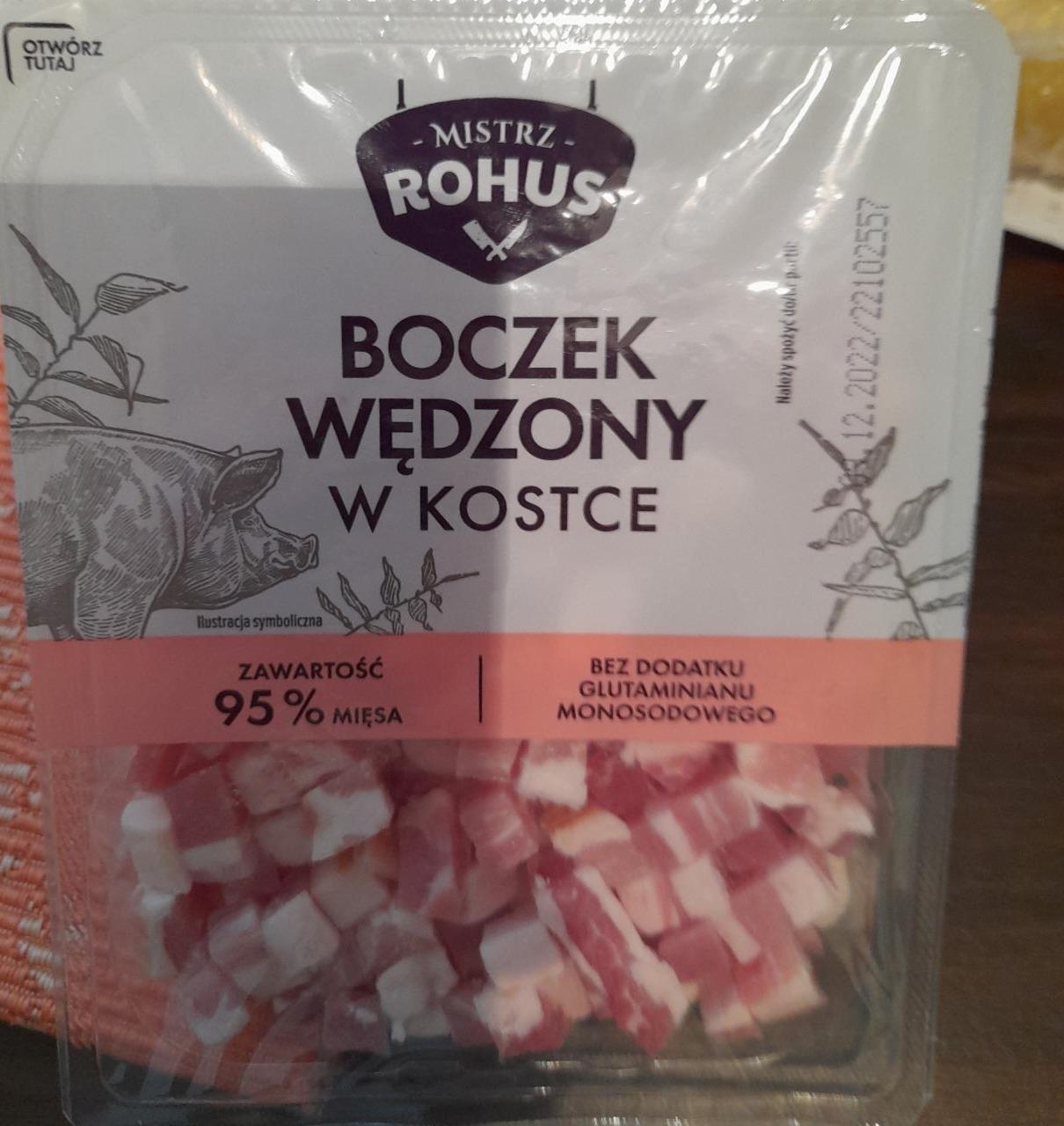 Zdjęcia - Boczek wędzony w kostce Mistrz Rohus