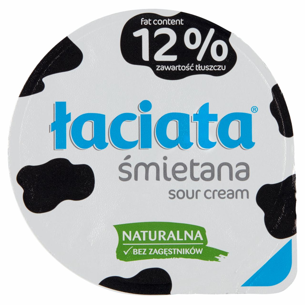 Zdjęcia - Łaciata Śmietana 12% 180 g