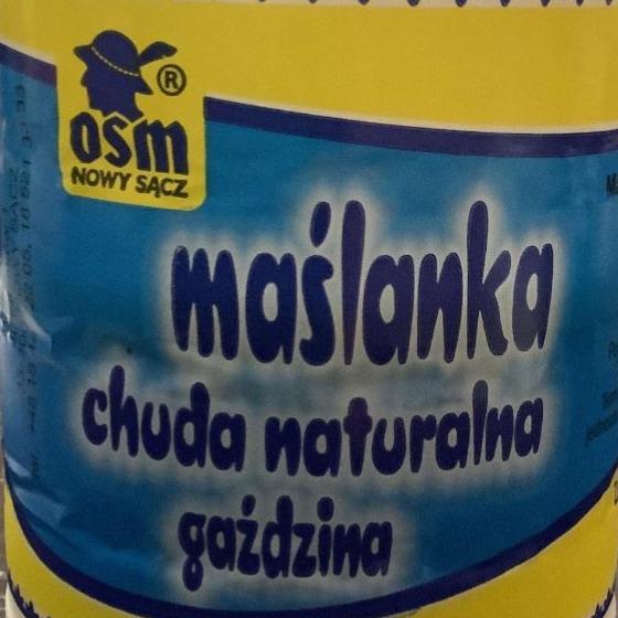 Zdjęcia - Maślanka Chuda Naturalna gażdzina OSM