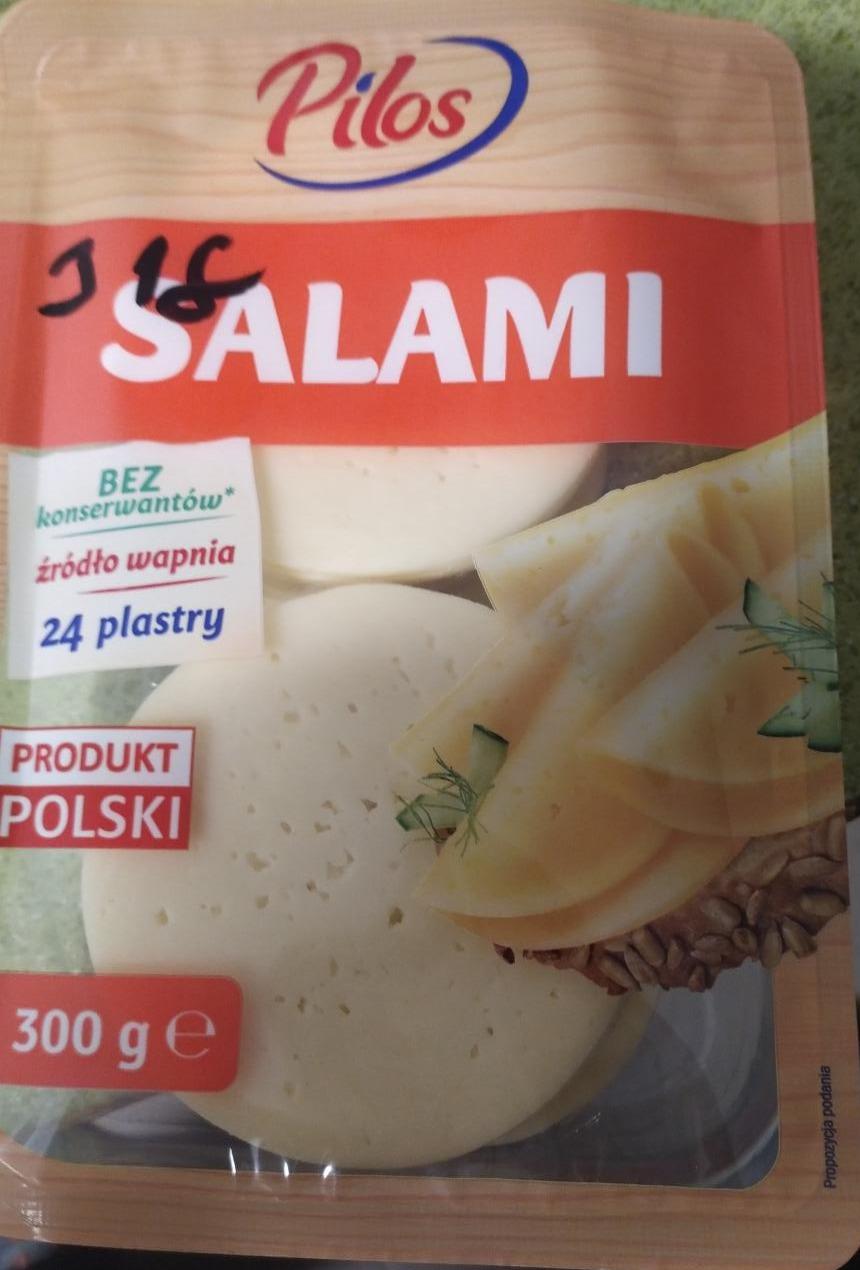 Zdjęcia - ser salami plastry Pilos