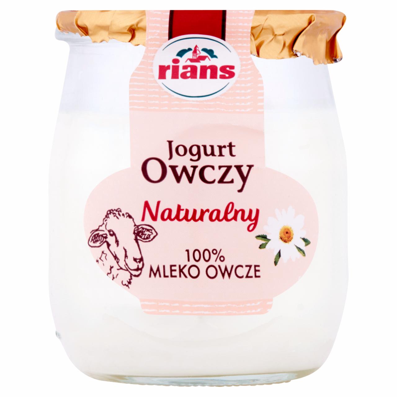 Zdjęcia - Rians Jogurt owczy naturalny 115 g