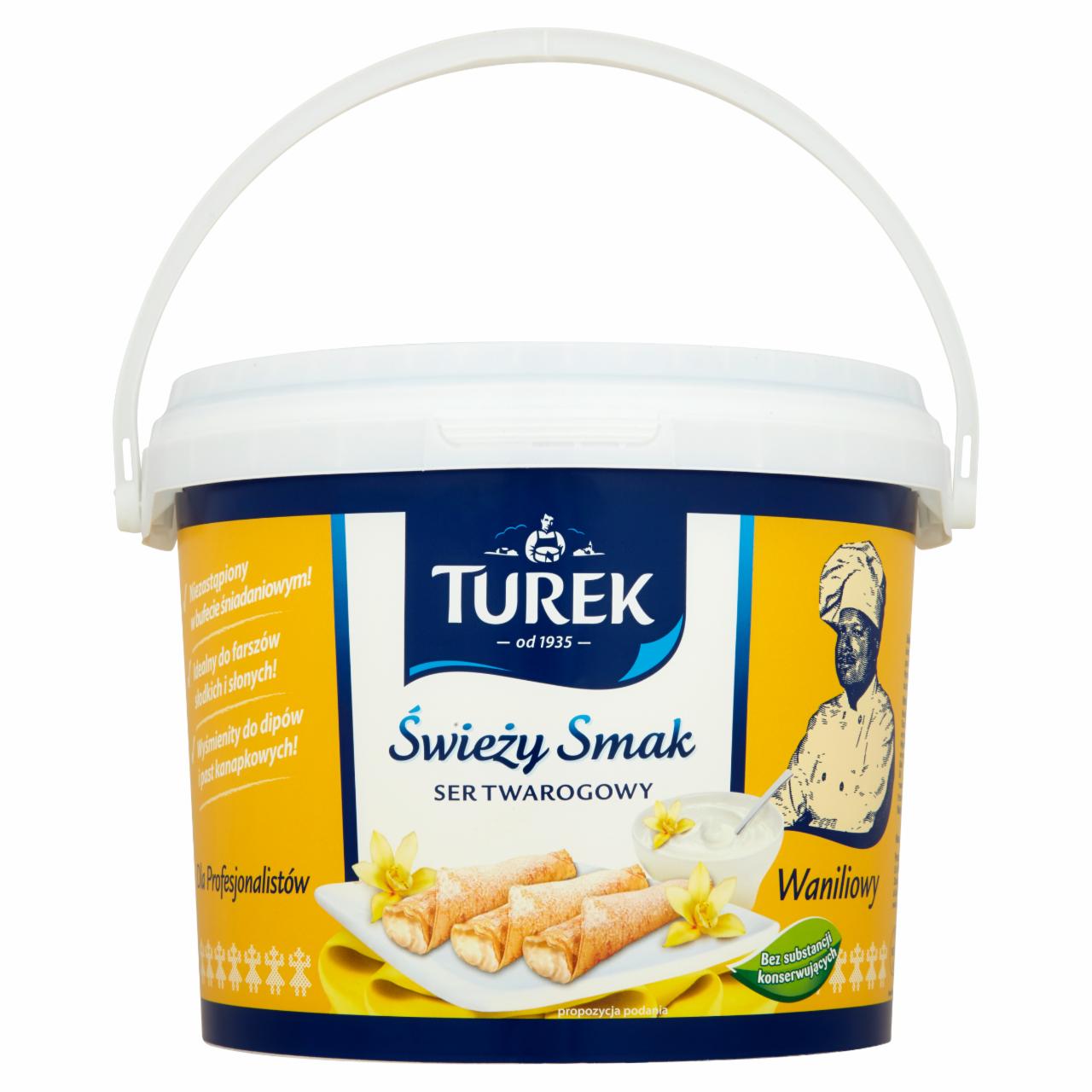 Zdjęcia - Turek Świeży Smak Ser twarogowy waniliowy 3 kg