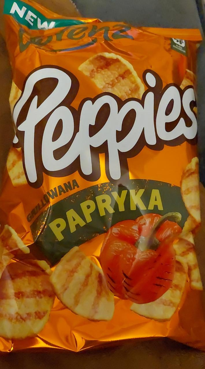 Zdjęcia - Peppies Chrupki ziemniaczano-pszenne o smaku paprykowym 100 g