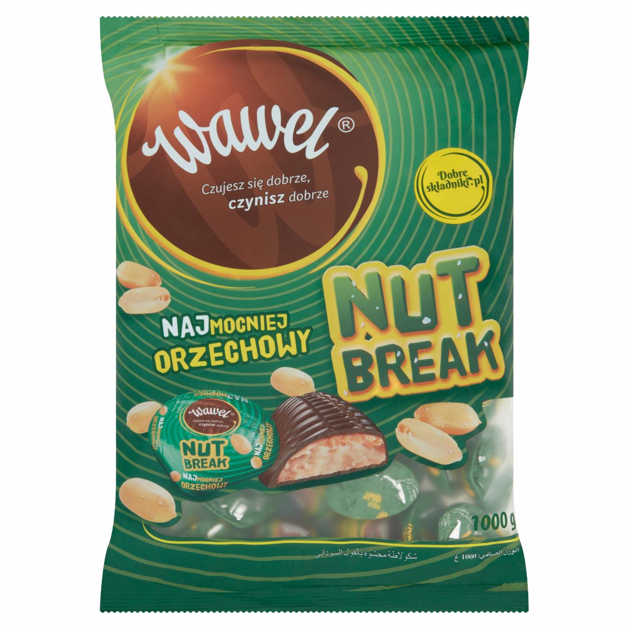 Zdjęcia - Wawel Nut Break Czekolada z nadzieniem 1000 g