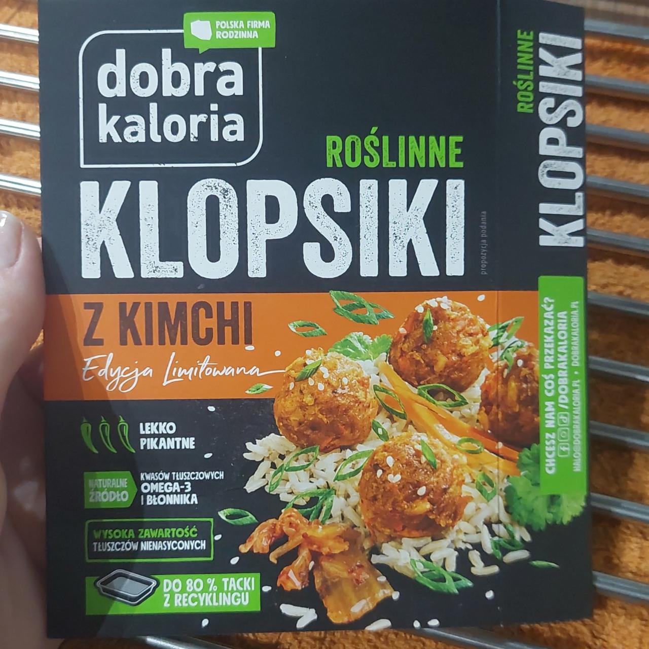 Zdjęcia - Klopsiki roślinne z kimchi Dobra Kaloria