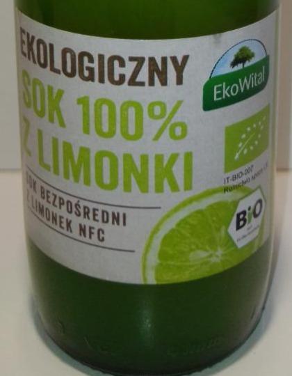 Zdjęcia - Ekologiczny sok 100% z limonki EkoWital
