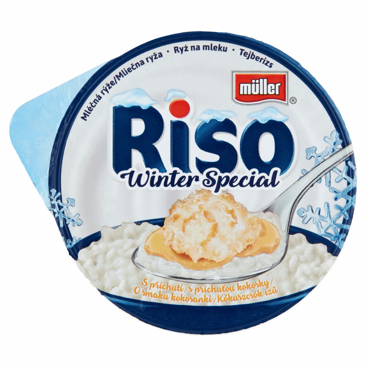 Zdjęcia - Müller Riso Winter Special Ryż na mleku o smaku kokosanki 175 g