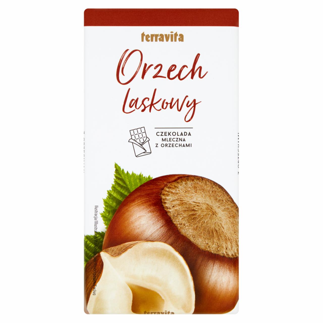 Zdjęcia - Terravita Czekolada mleczna orzech laskowy 100 g