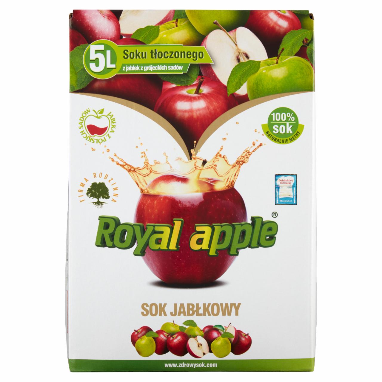 Zdjęcia - Royal apple Sok jabłkowy 5 l