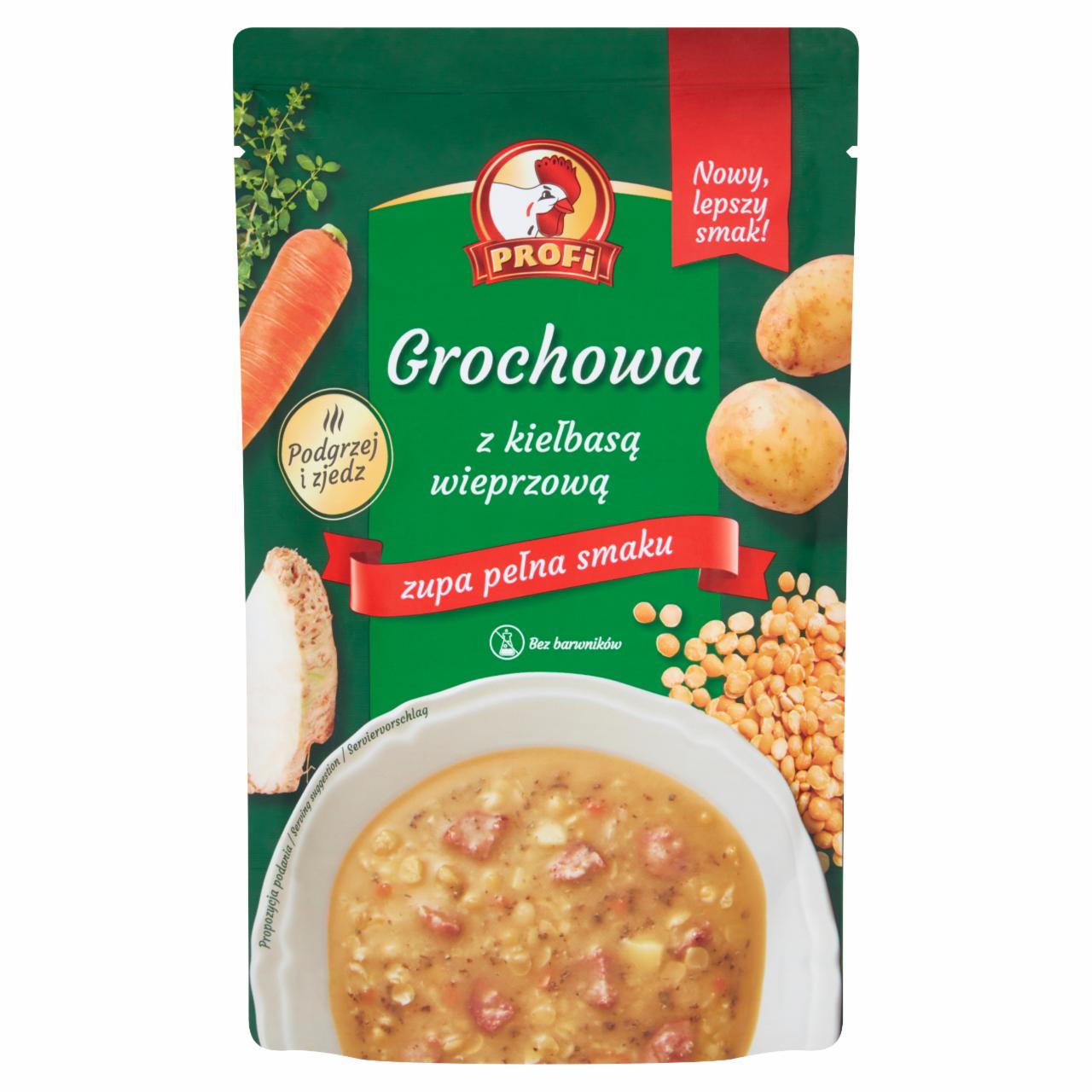 Zdjęcia - JemyJemy Zupa grochowa z kiełbasą wieprzową 450 g