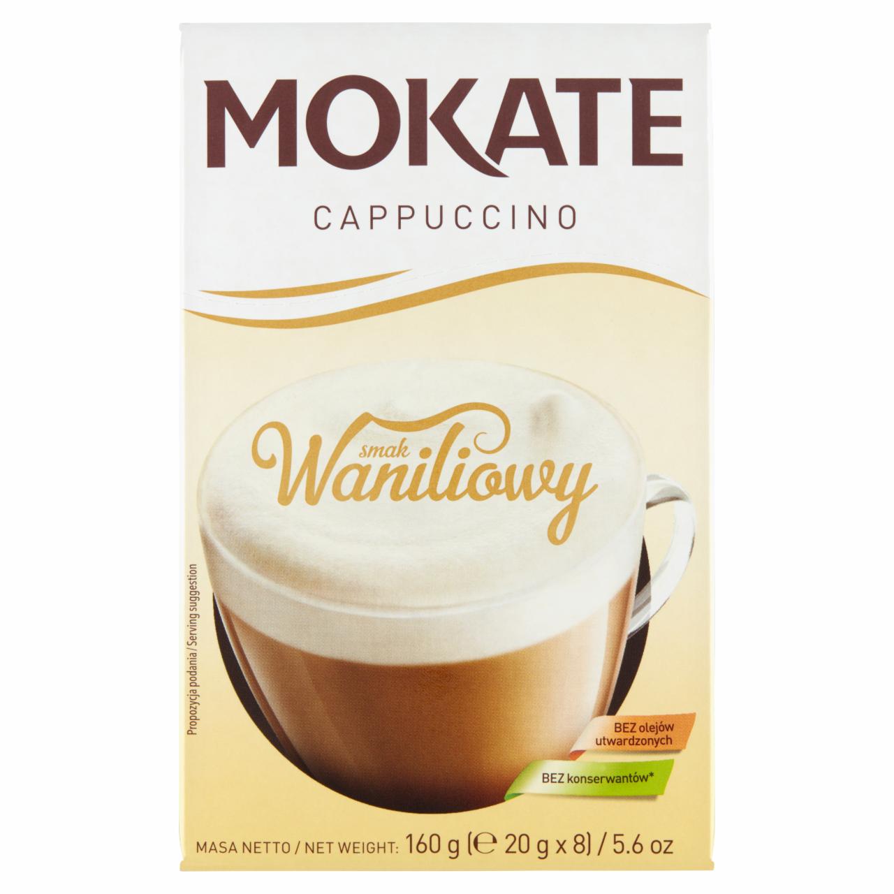 Zdjęcia - Mokate Cappuccino smak waniliowy 160 g (8 x 20 g)