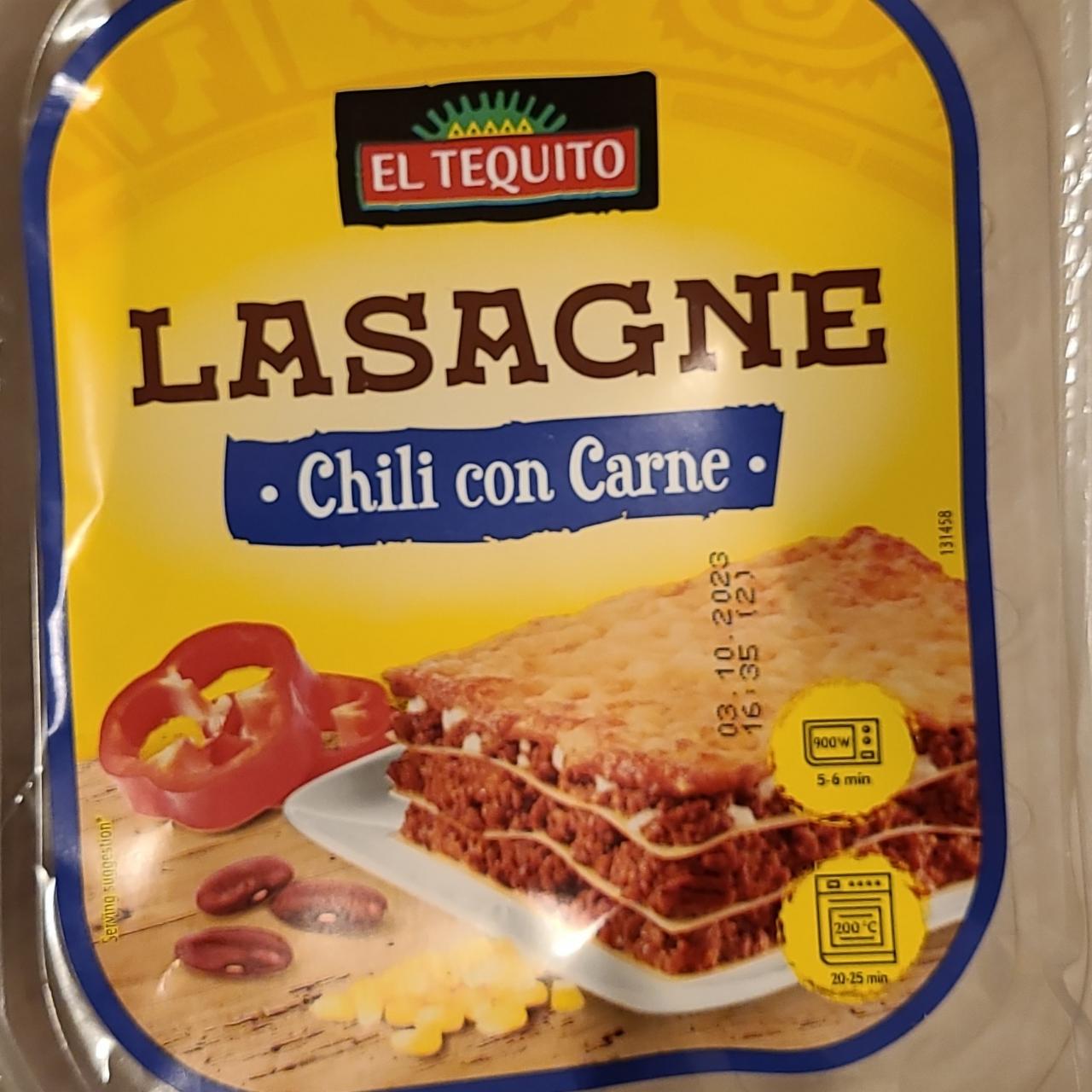 Zdjęcia - Lasagne Chili con Carne El Tequito