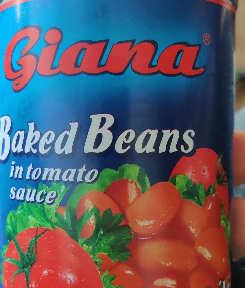 Zdjęcia - Pieczona fasola w sosie pomidorowym Giana