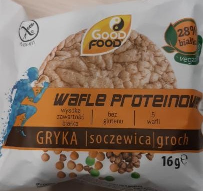 Zdjęcia - Wafle proteinowe Gryka soczewica groch Good Food