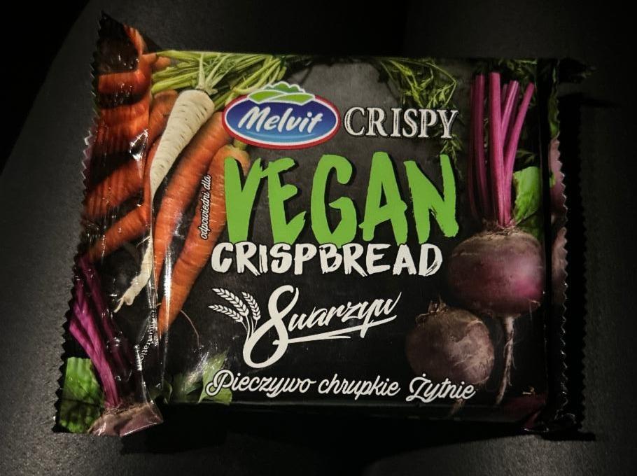 Zdjęcia - Crispy Vegan 8 warzyw Pieczywo chrupkie żytnie Melvit