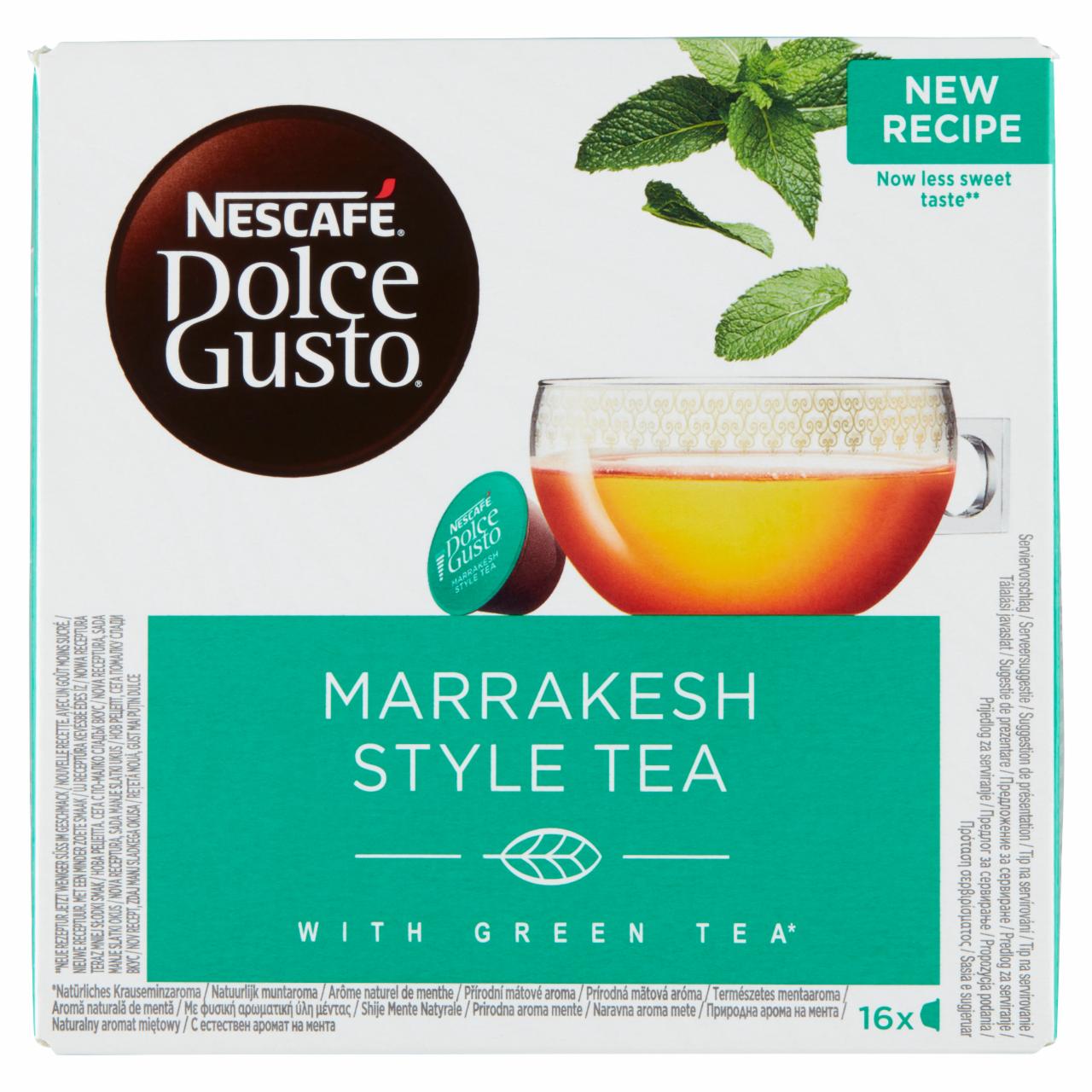 Zdjęcia - Nescafé Dolce Gusto Marrakesh Style Tea Napój z zieloną herbatą smak miętowy 82,7 g (16 x 5,17 g)
