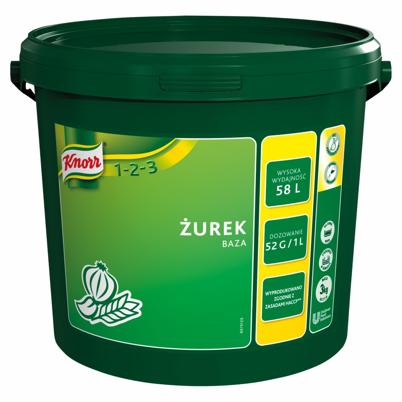 Zdjęcia - Knorr 1-2-3 Żurek baza 3 kg