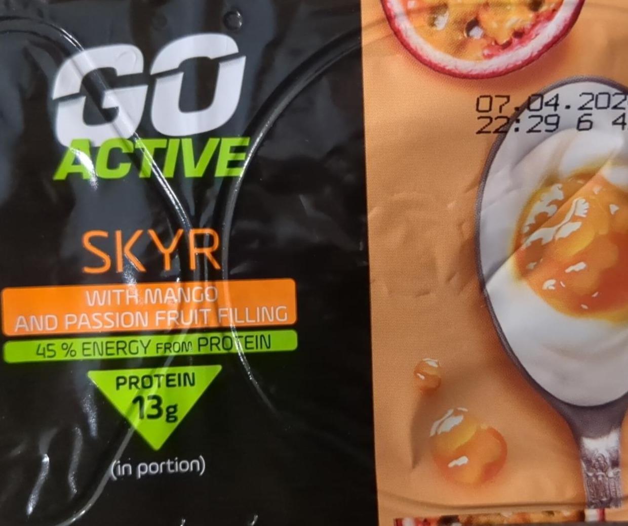 Zdjęcia - Skyr with mango and passion fruit filling Go Active