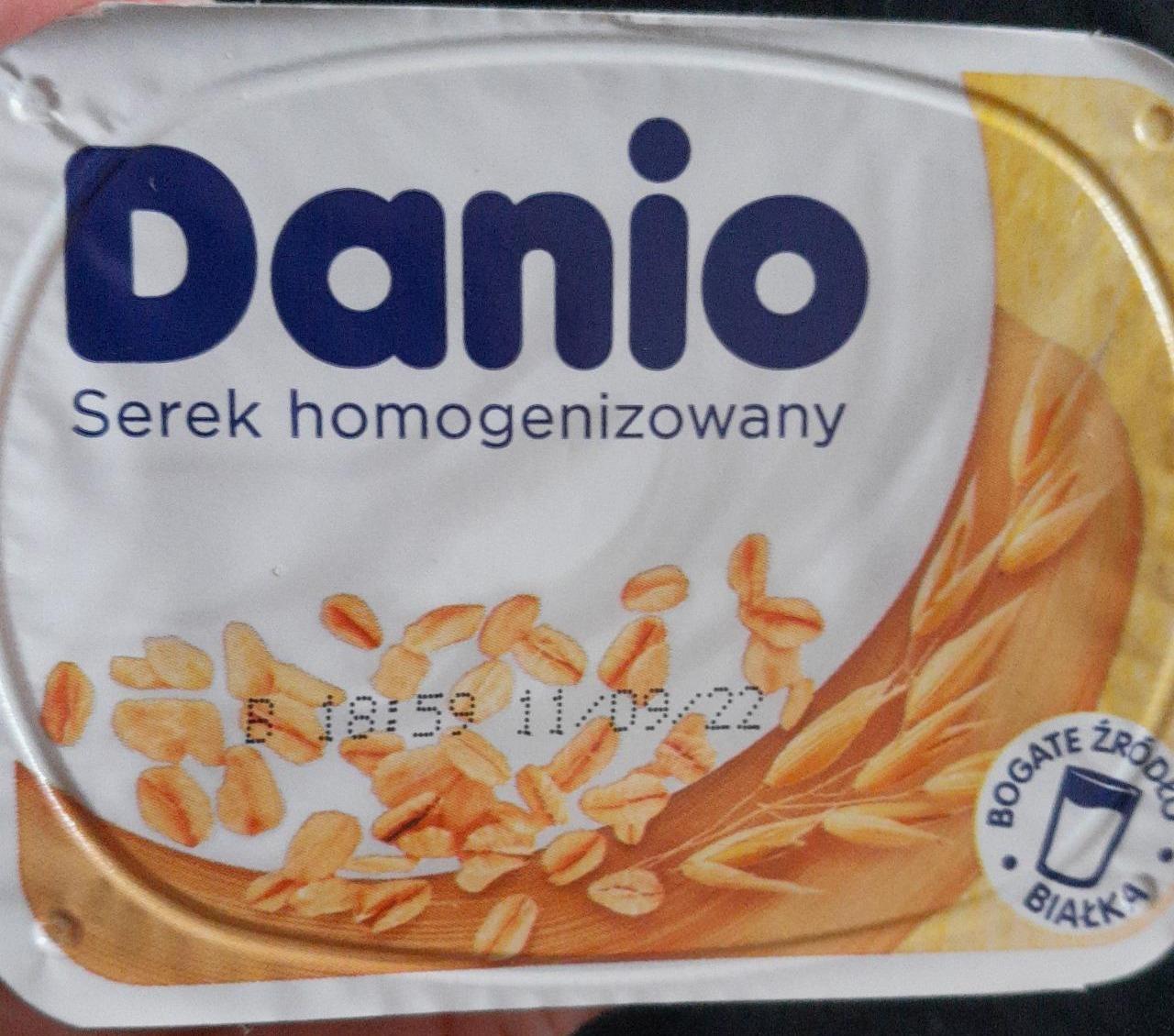Zdjęcia - Danio Serek o smaku waniliowym z płatkami owsianymi 130 g