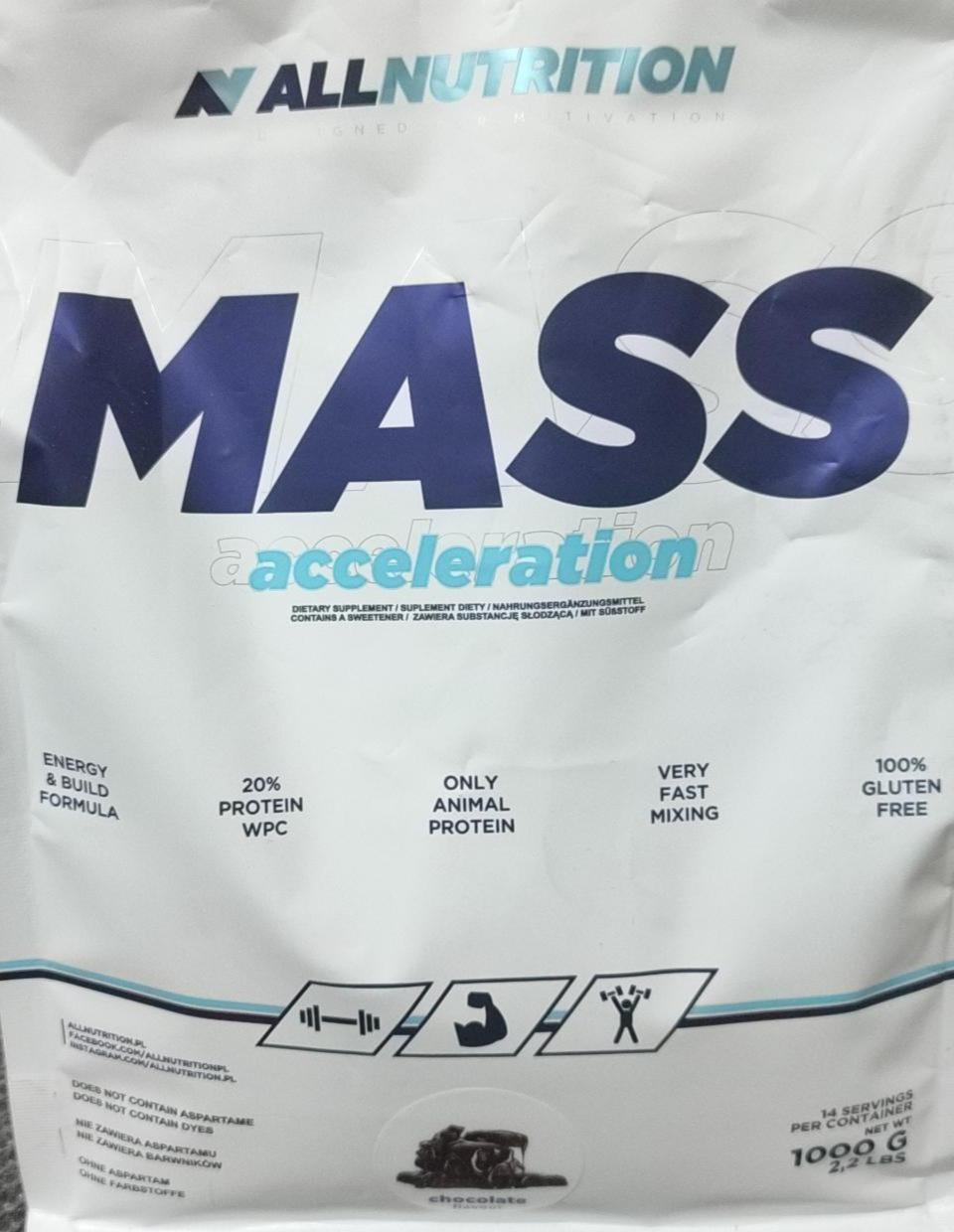 Zdjęcia - Mass acceleration chocolate Allnutrition