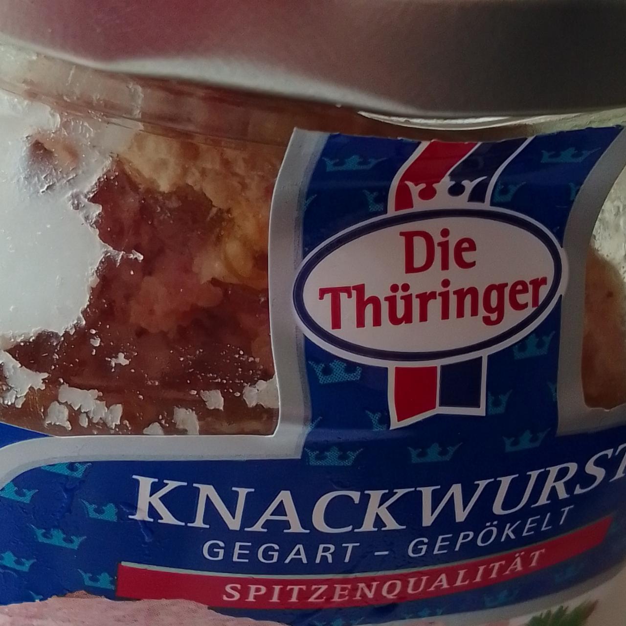 Zdjęcia - Knackwurst Die Thüringer