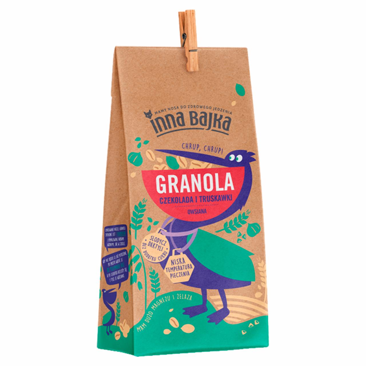 Zdjęcia - Inna Bajka Granola owsiana czekolada i truskawki 300 g